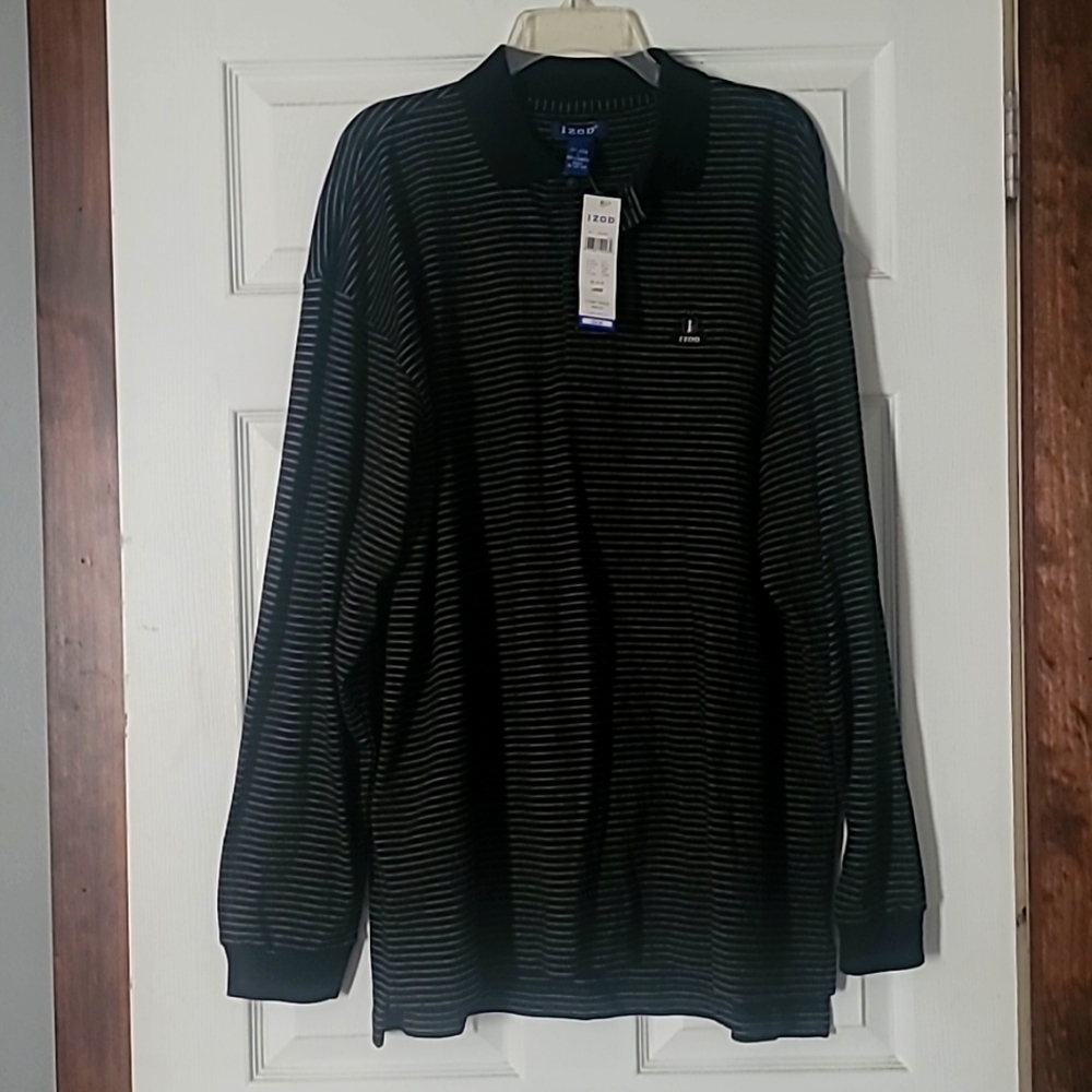 Mens Izod shirt large black